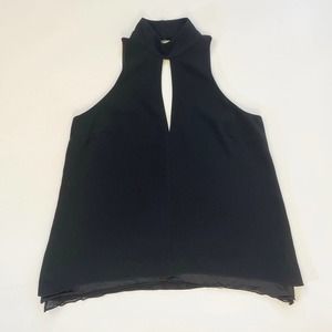 Cinq a Sept Black Sleeveless Blouse